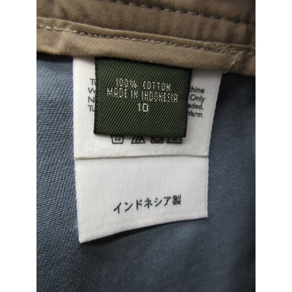 Eddie Bauer Pants 10 Cropped Floral Outdoor Breathable Preppy Drawstring - Picture 10 of 11